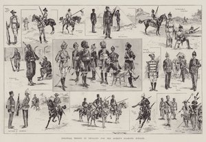 Colonial Troops in England for the Queen